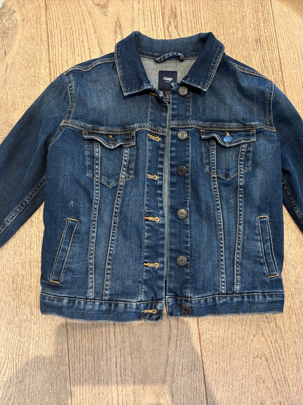 Gap Icon Denim Jacket Women’s XS Medium Wash Stretch Jean Jacket